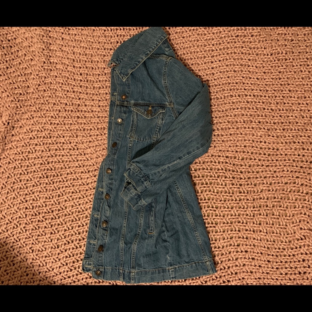 Oversized jean jacket